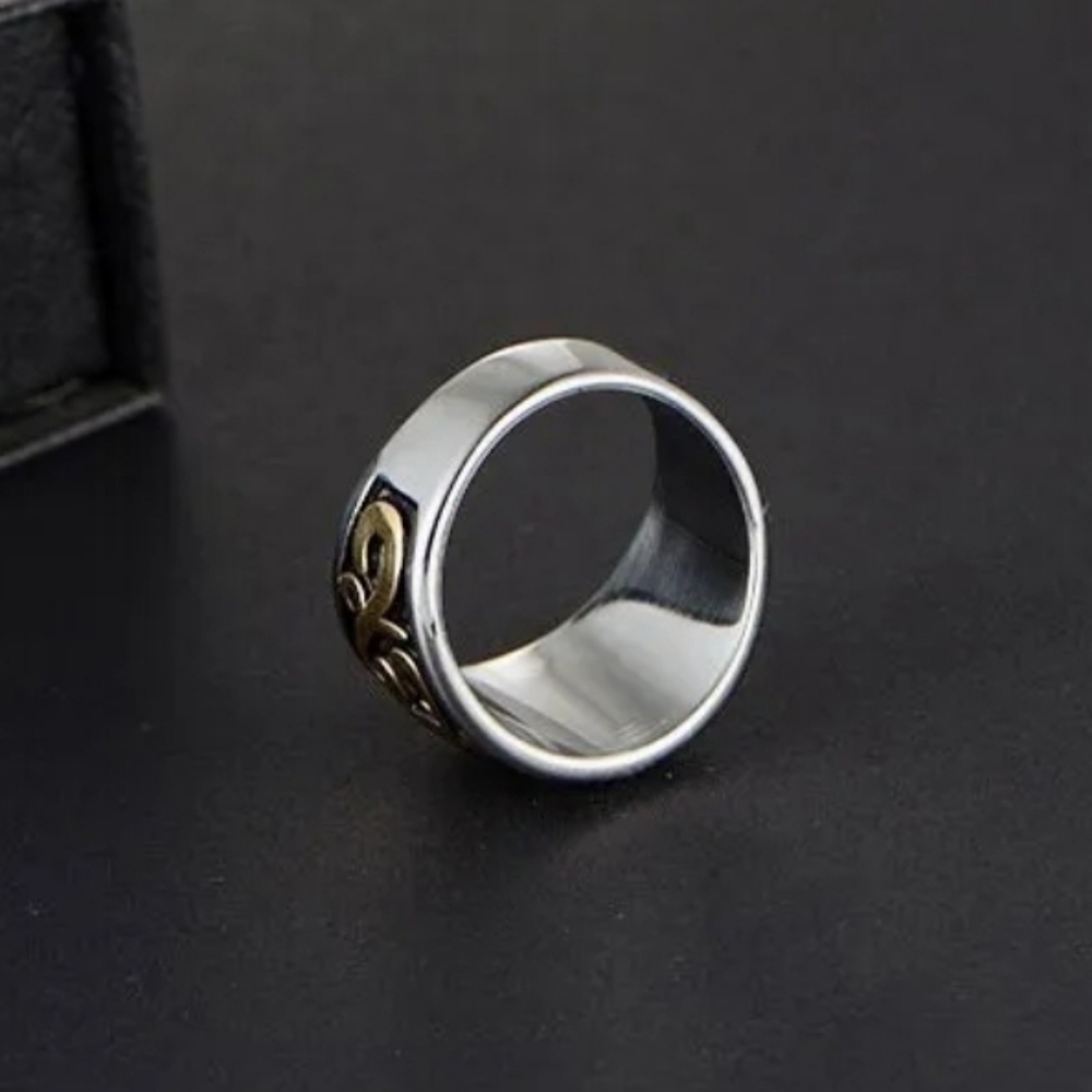 Harley Davidson Ring ~ SOLID STAINLESS STEEL ~ Size 8 9 10 11 12 13 14 - Picture 2 of 2
